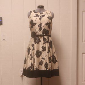 ELIZA J JACQUARD FIT & FLARE DRESS SIZE 12
